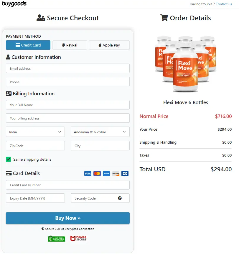 flexi move-order-page